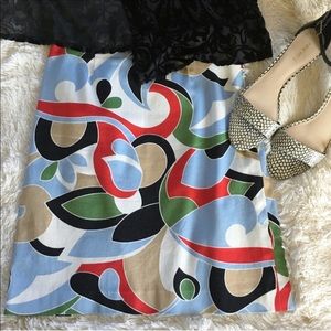 Etcetera • art deco style geometric pencil skirt